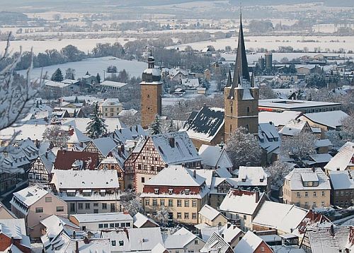 Zeiler Altstadt im Schnee