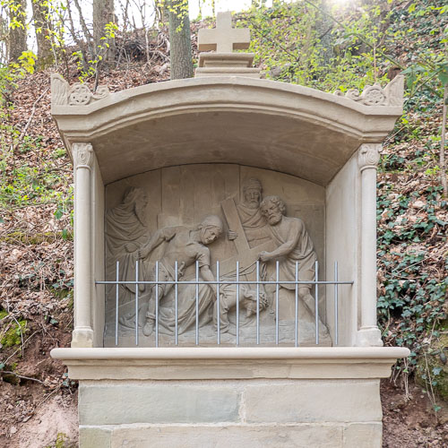 Kreuzweg VII. Station