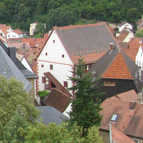 Rathaus vom Stadtturm aus